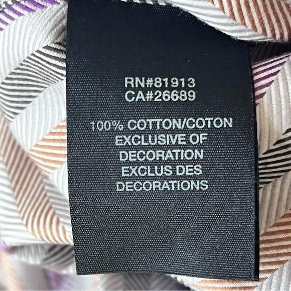 Robert Graham Button Down Flip Cuff Casual Striped Dress Shirt Men's Size Large - Picture 11 of 15